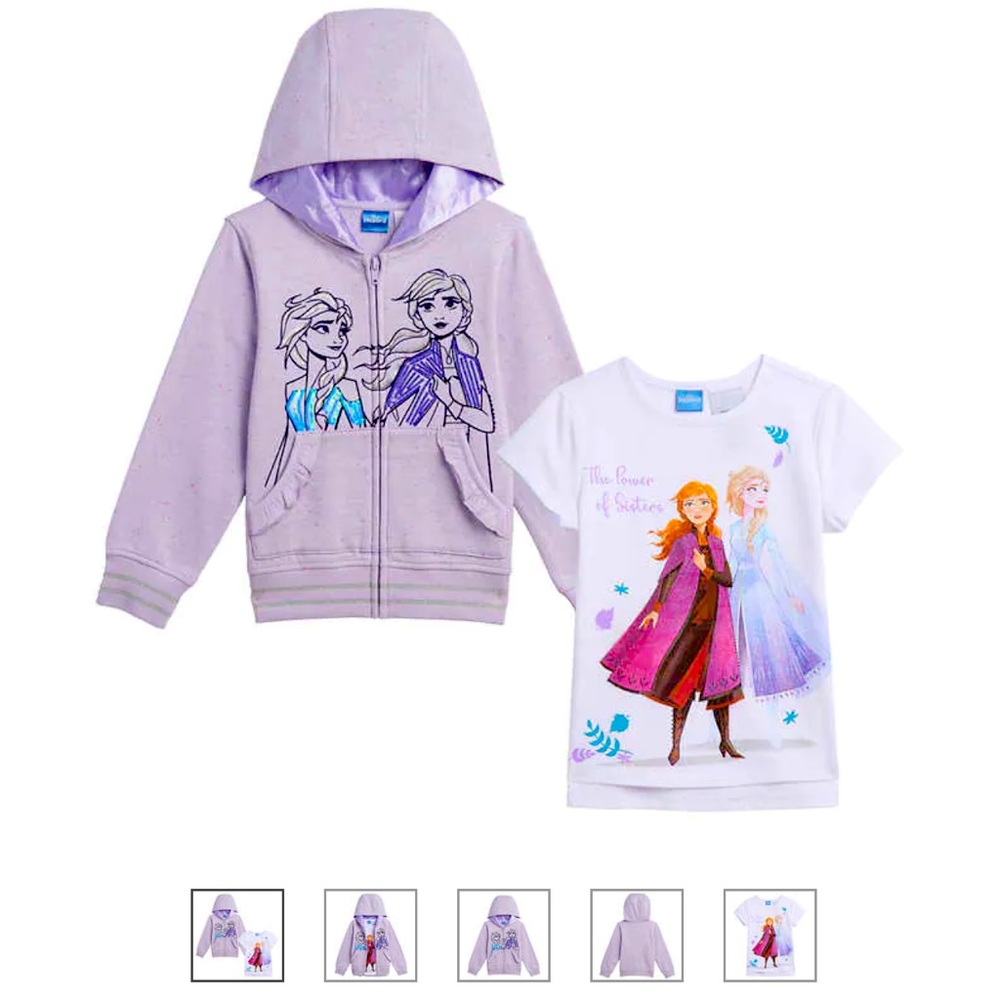 NWT 🏷✨❄️⛄️ Size 6 Disney Frozen Hoodie & Tee Set